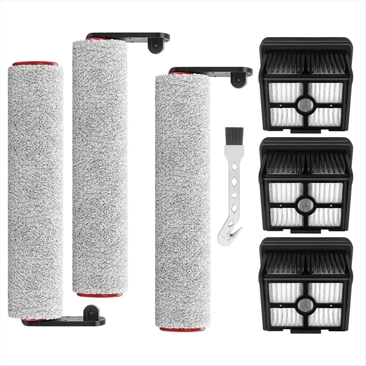 Rullo spazzola di ricambio e filtro per aspirapolvere senza fili Wet Dry H12 Pro, H12 Dual, G10 Pro 【A70Z Fafa】