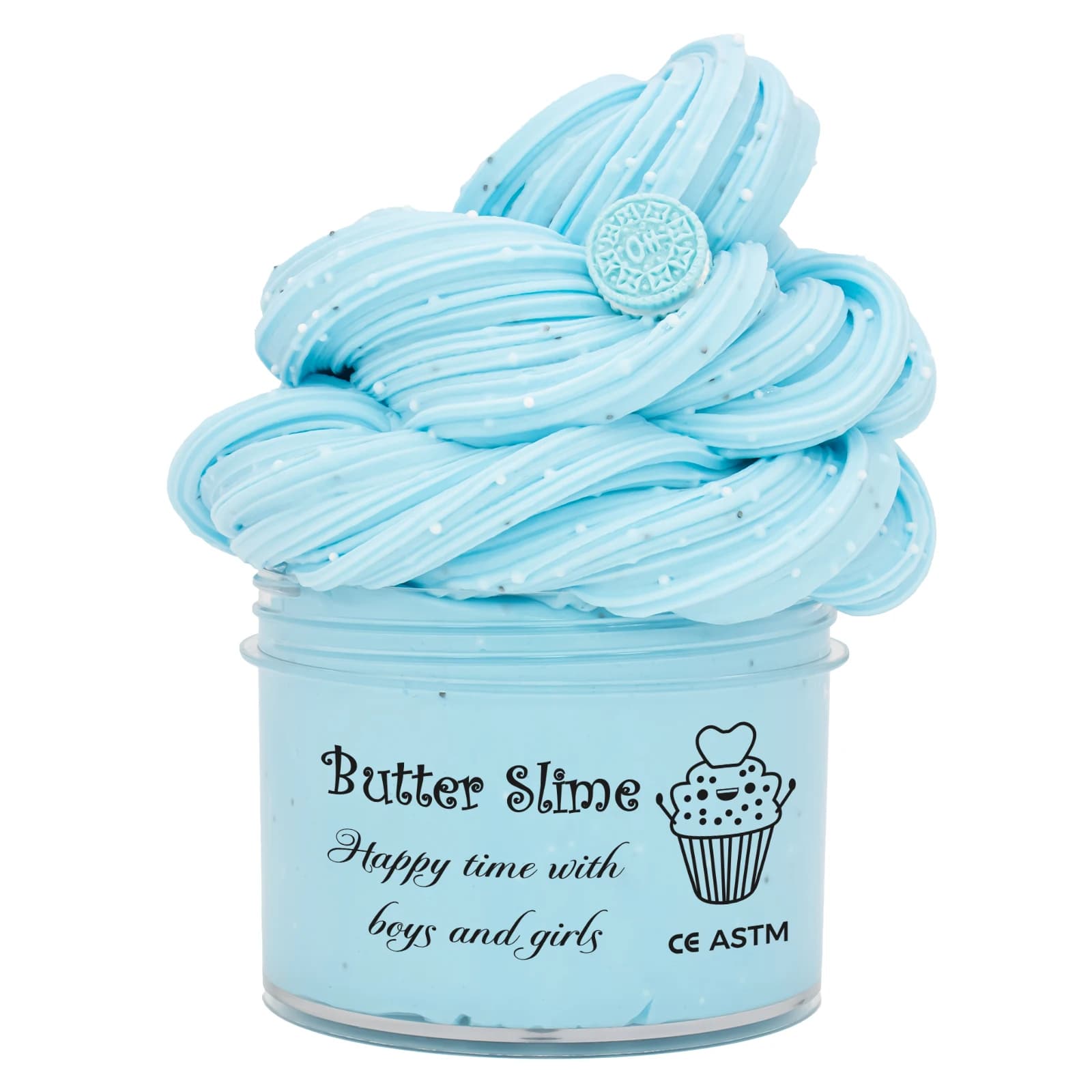 J70ml Chocolate Cookies Butter Slime Kit With Scented Slime Soft Fluffy Putty DIY Plasticine Birthday Gift Toys For Party Favors