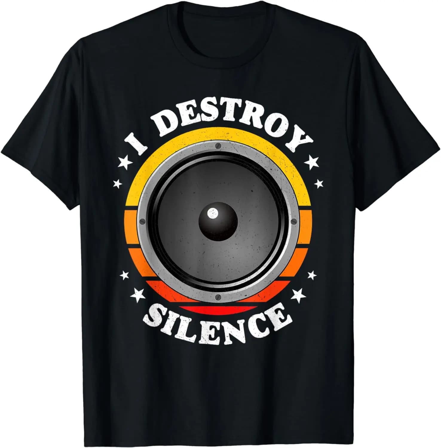 I Destroy Silence Speaker T-Shirt