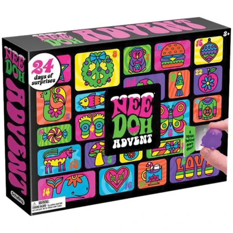 2026 NeeDoh Blind Box Advent Calendar Gifts New Calendar Blind Box Pinch Music Gift Box Christmas Easter Toys Decompression Toys