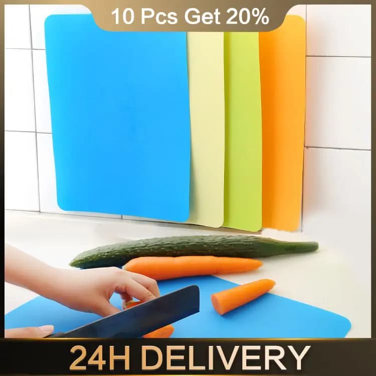 Durevole facile da pulire tagliere antimicrobico flessibile igienico antibatterico cucina casalinga Design rivoluzionario appeso morbido