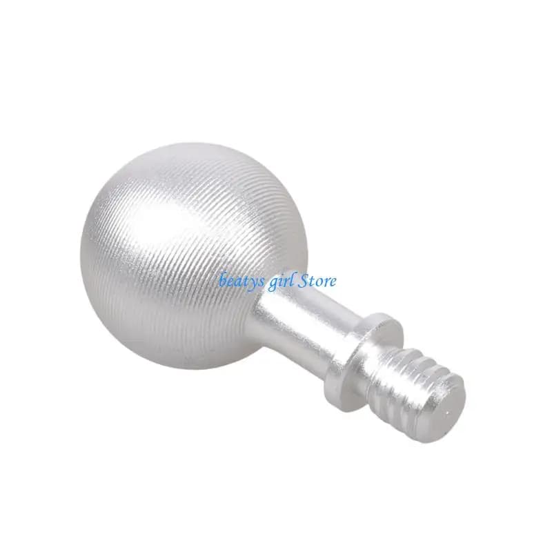 C7AB Aluminum17mm Ball Head 1/4 Screw Adapters 2pcs for Magnetic Phone Tripod Mounts