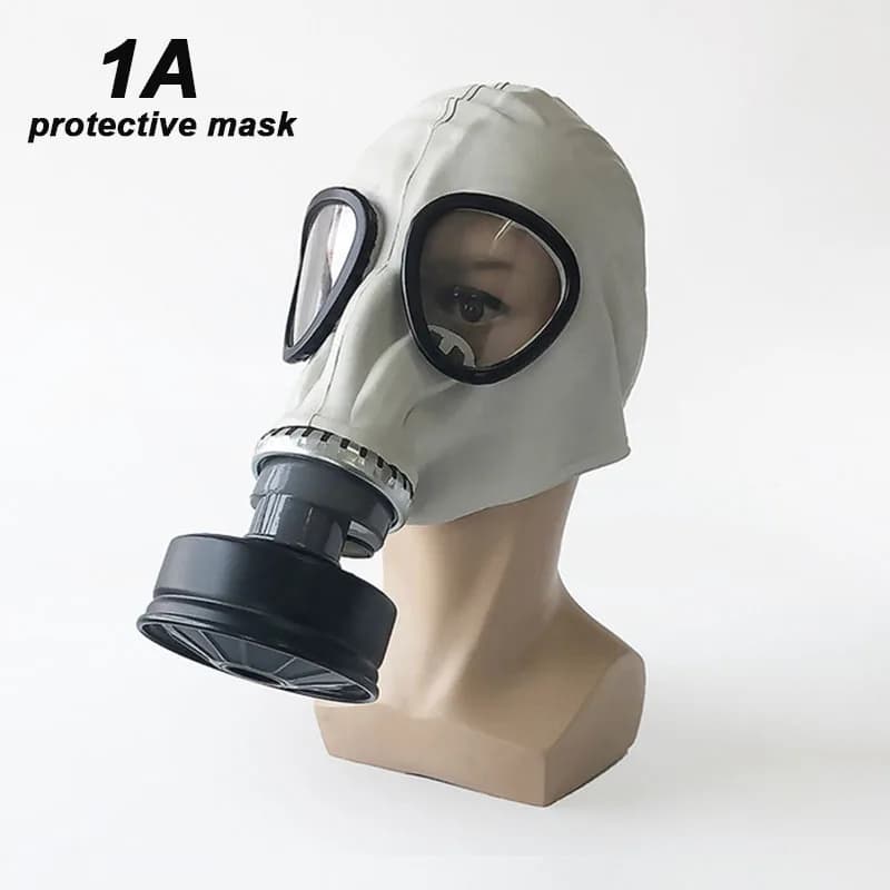 Maschera antigas respiratoria 1A maschera respiratoria in gomma naturale di qualità ZB-R2V Prevenzione chimica Maschera antigas industriale multiuso