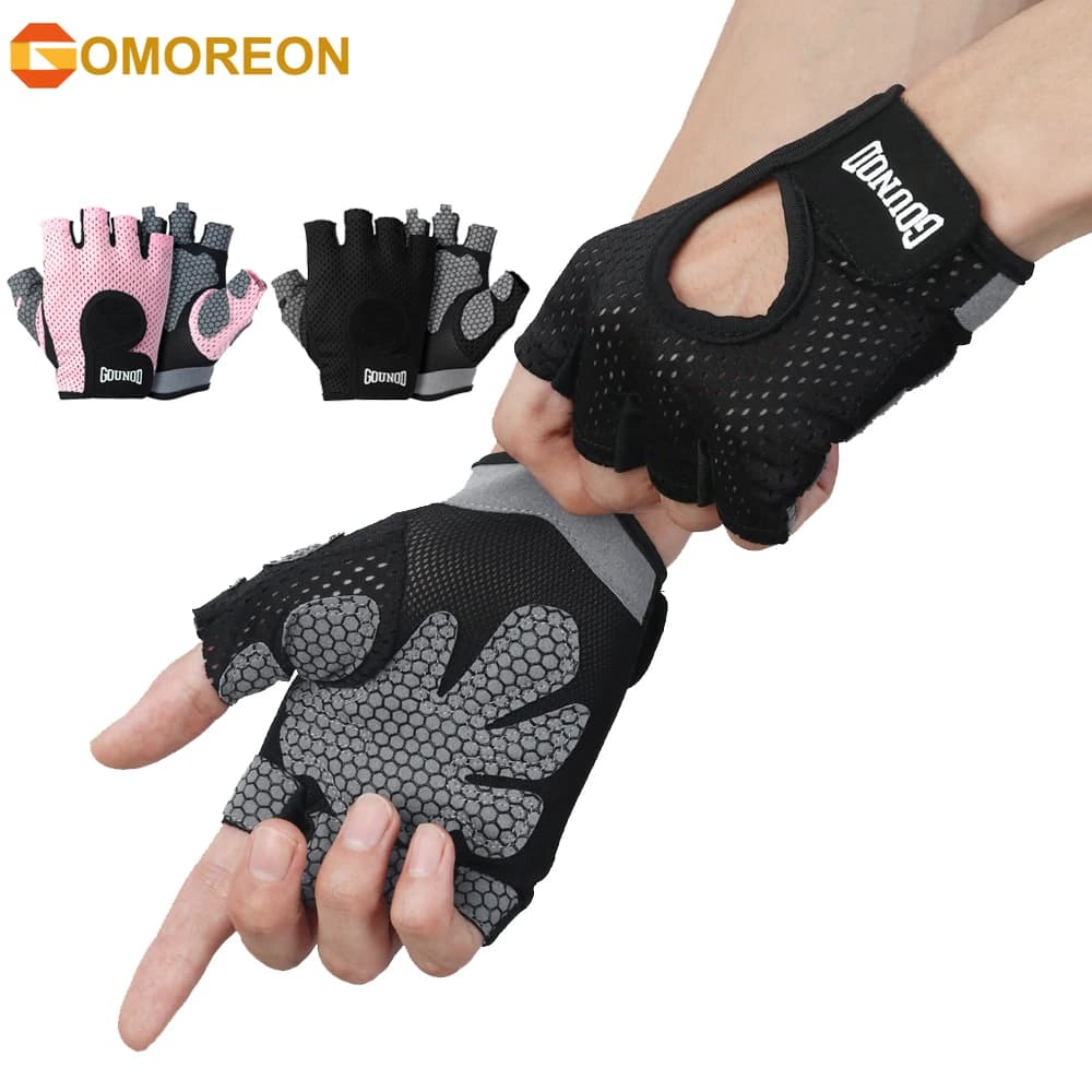 Weightlift Gloves Full Palm Protection, Gym Training Gloves, Cycling, Exercises, Breathable, Super Light for Men Women