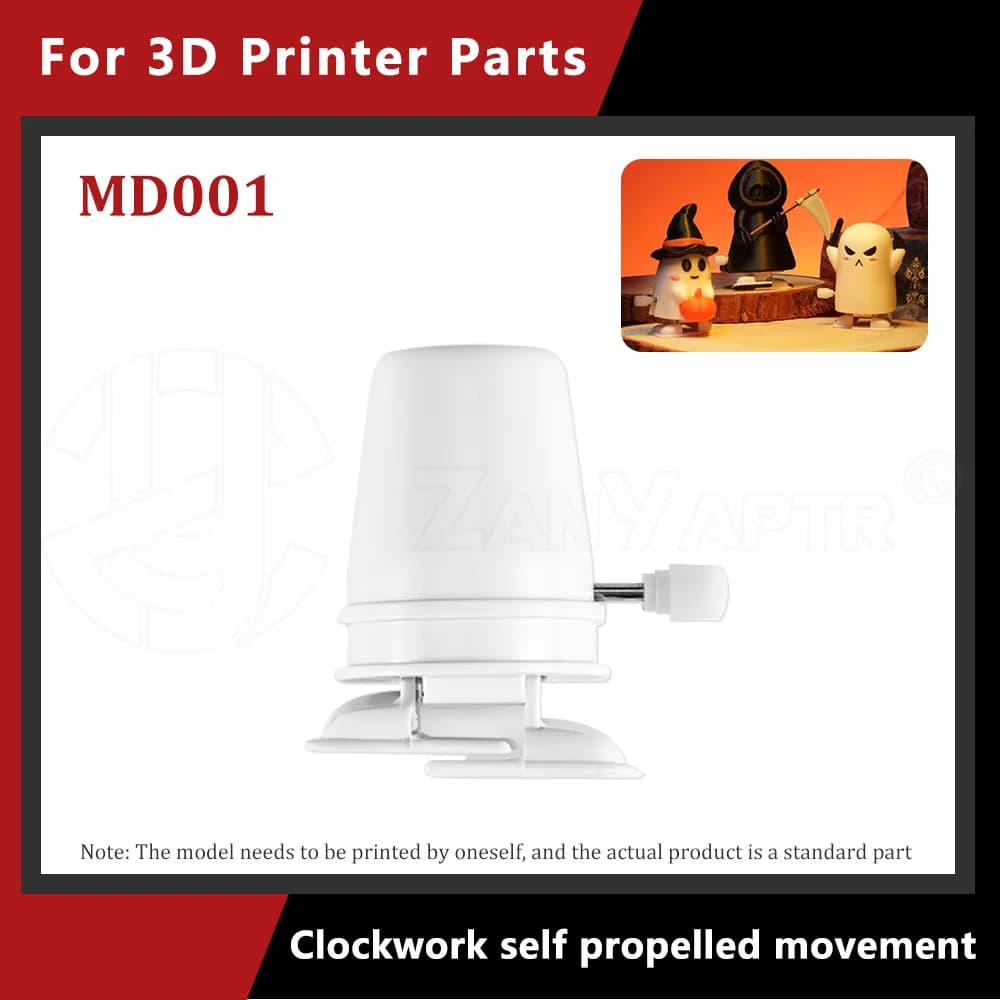 For Bambu Lab Clockwork Smooth Movement DIY Parts Decorative Accessories 3D Printer MD001