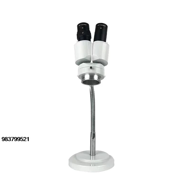 Buon Prezzo NUOVO Rx-6D 8X Microscopio Stereo con Luce A Led Microscopio Stereo Binoculare Tubo Regolabile per Dentista Oral Wel