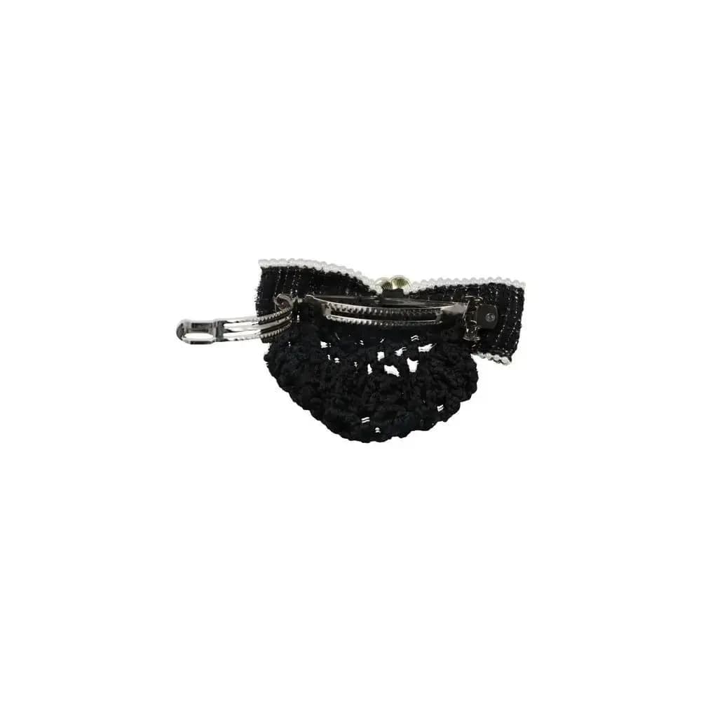1Pcs Durable Bun Snood Mesh Flower Bowknot Fine/Loose Mesh Professional Hair Clip Crochet Bow Net For Lady Women