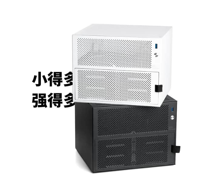 UE-S6 Supporto per telaio NAS a sei bit Scheda principale Itx Server di archiviazione desktop fai-da-te Piccolo telaio