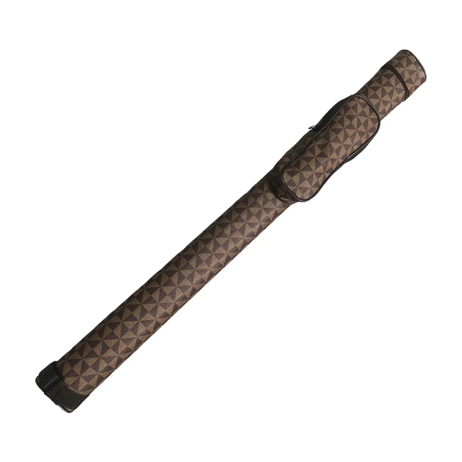 Custodia per Stecca da Biliardo con Tasca per Accessori, Leggera, per Stecca da Biliardo 1/2 e Accessori