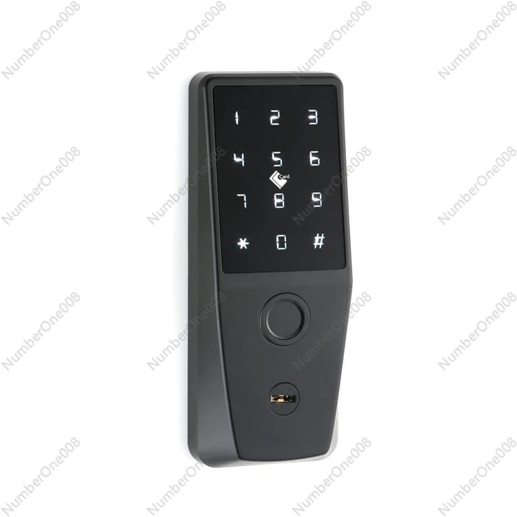 Serratura intelligente senza chiave WiFi con impronta digitale, scheda e tastiera di sicurezza digitale, facile installazione interna