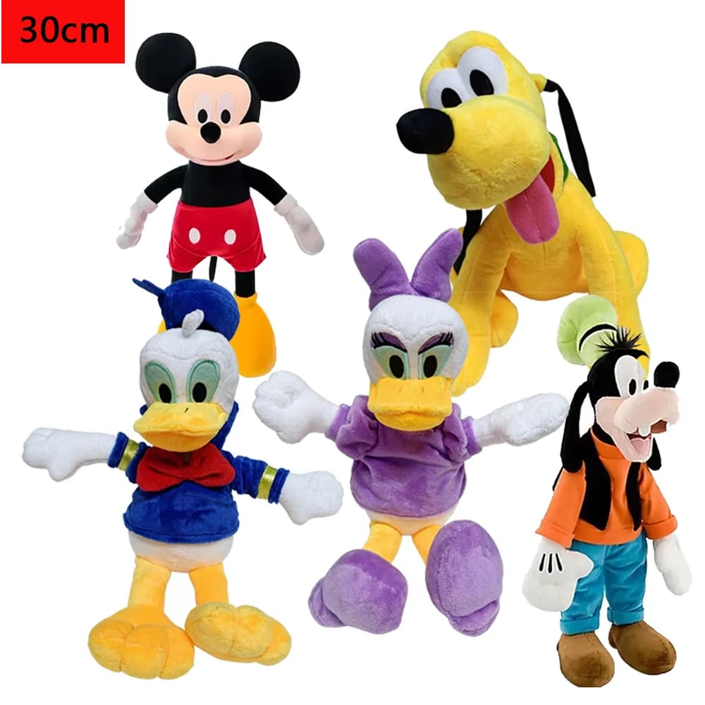 Giocattoli di peluche Disney Donald Duck e Daisy, pupazzi di Topolino e Minnie, regali di compleanno e Natale