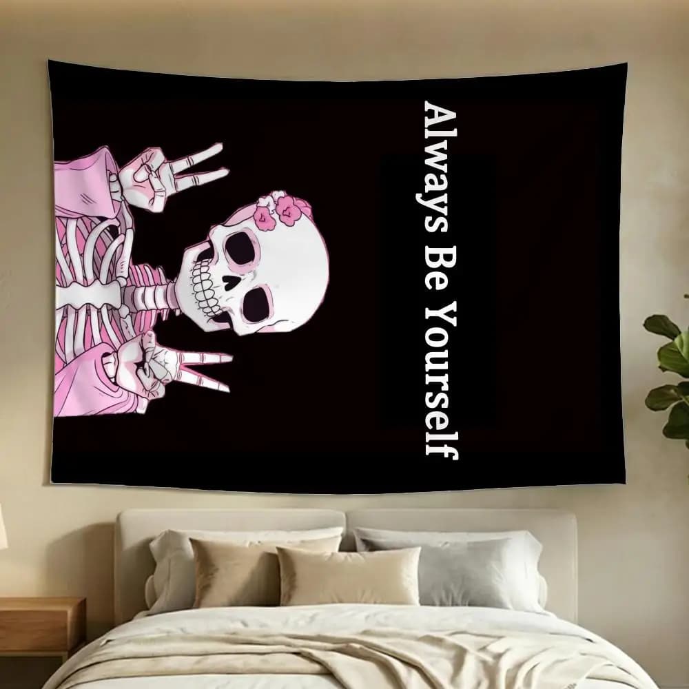 Simple fashion B-be yourself Tapestry Soft Tapestry Wall Hanging Decor for Living Home Room Bedroom