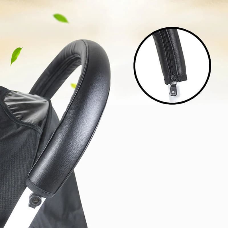 Accessori per passeggino Custodia protettiva in pelle e bracciolo Barra paraurti Maniglia per corrimano per Babyzenes Yoyo Yoya + Carrozzina