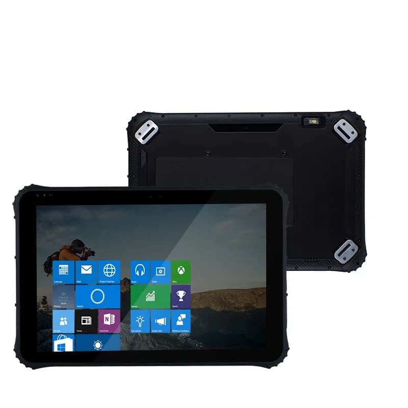 Tablet robusto Windows 10 – 12" 4GB 128GB con GPS, grado industriale