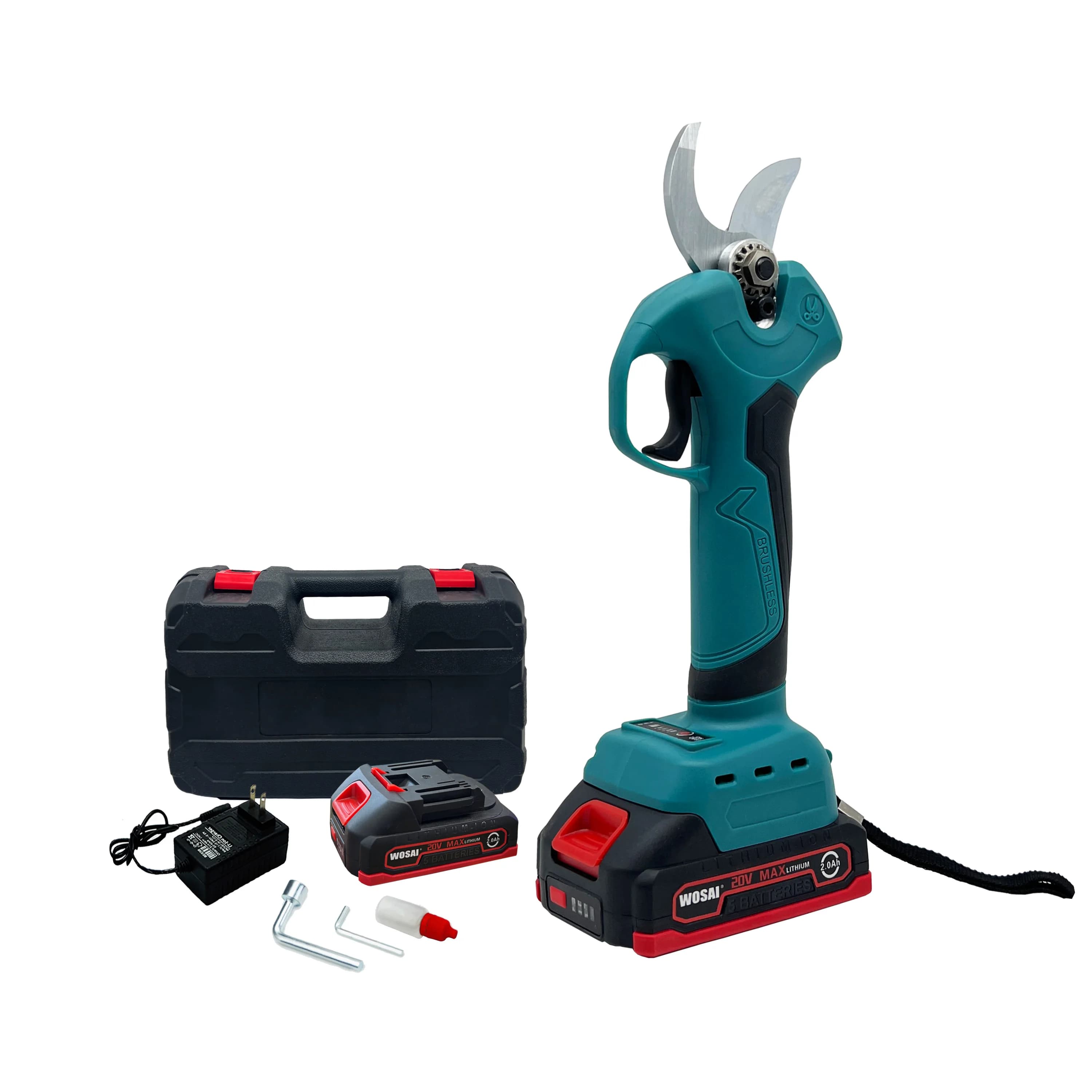 30 mm battery powered electric scissors Powering professional electric shears for Vineyard pruning