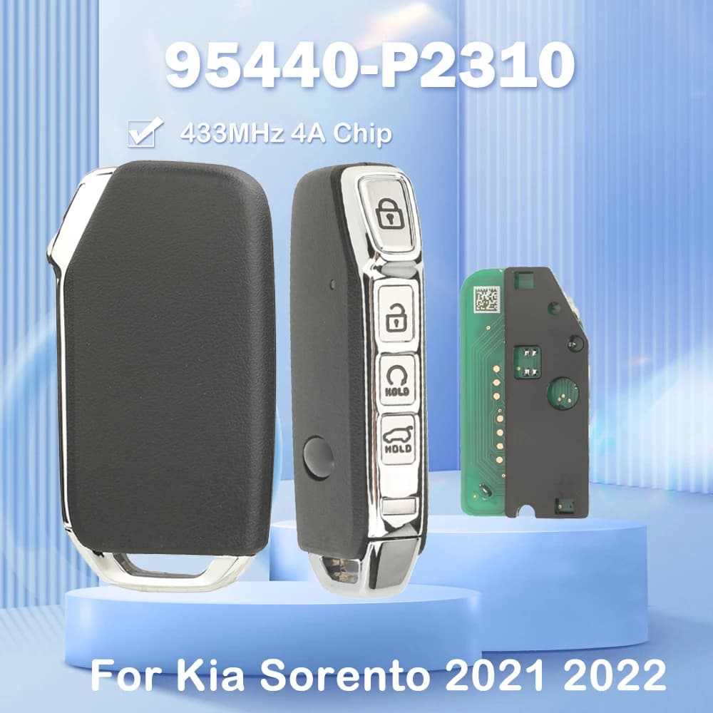 Telecomando auto jingyuqin 433MHz con chip 4A per Kia Sorento 2021 2022 SY5SKFGE03 Smart SUV Keyless Go Fob Control 95440-P2310