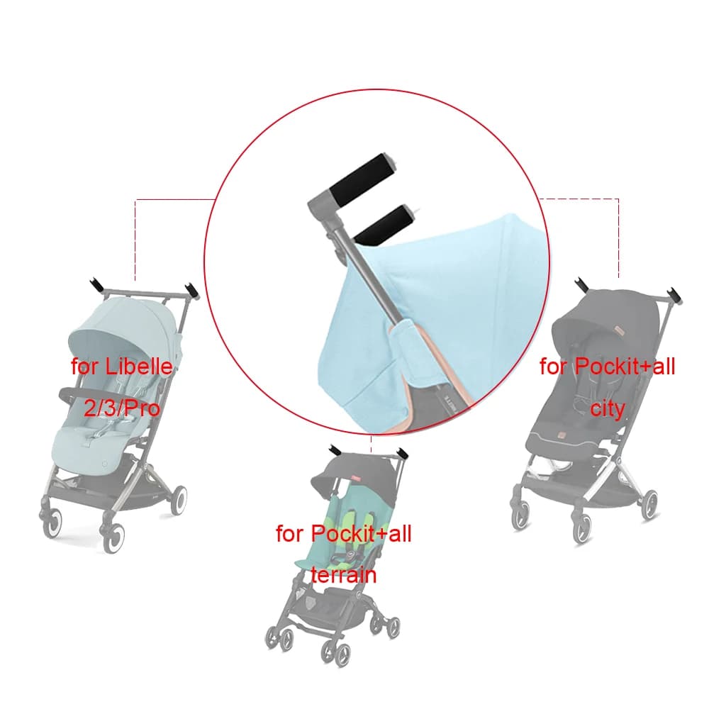 Buggy Mom Pushbar Manicotto Per GB Pockit + All City / + All Terrain Cybex Libelle 2/3/Pro Passeggino FAI DA TE Baby Direct Sostituisci Accessori