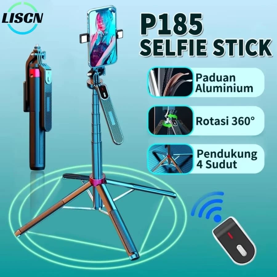 Xiaomi P185 Selfie Stick Treppiede 1.85M Gimbal retrattile Selfie Stick stabilizzato 360 ° Ruota il treppiede con selfie stick Bluetooth