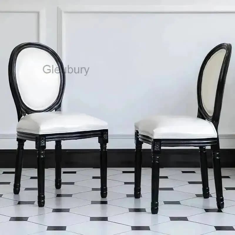 Sedie da Pranzo di Lusso Impermeabili con Schienale, Sedia da Gaming e da Giardino di Design, Sedie Sala da Pranzo, Mobili