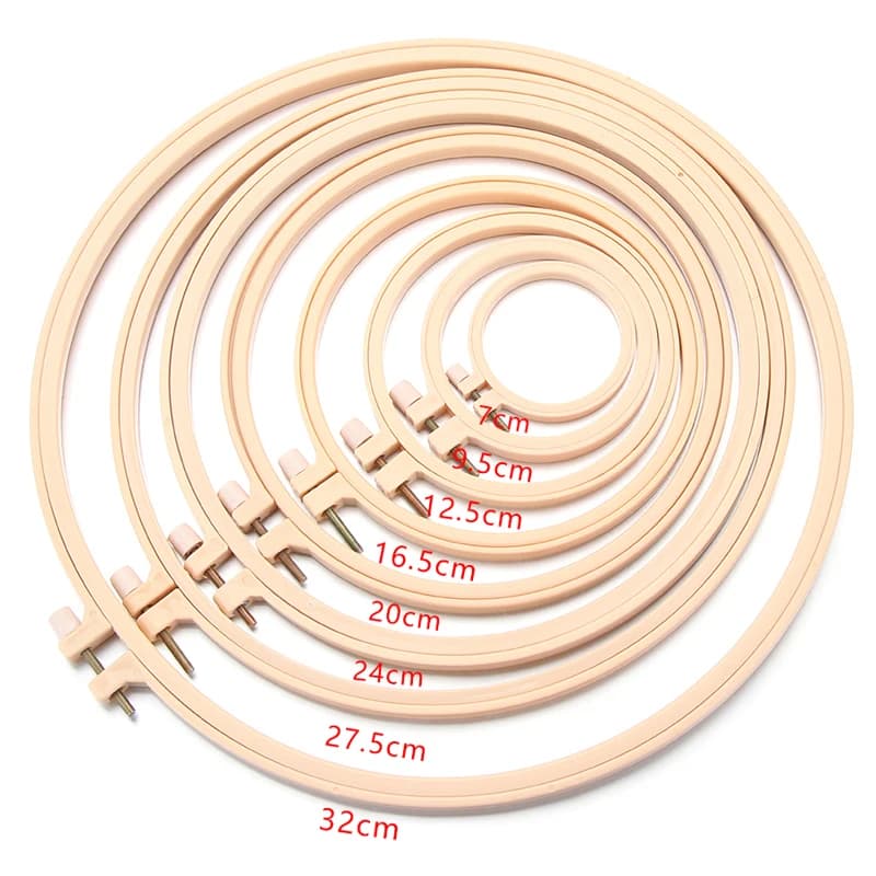 7-32 centimetri FAI DA TE Telaio Da Ricamo Cerchio Anello Needlecraft Punto Croce Macchina Ad Anello Rotondo Principianti Mano Strumenti Per Cucire Per La Casa