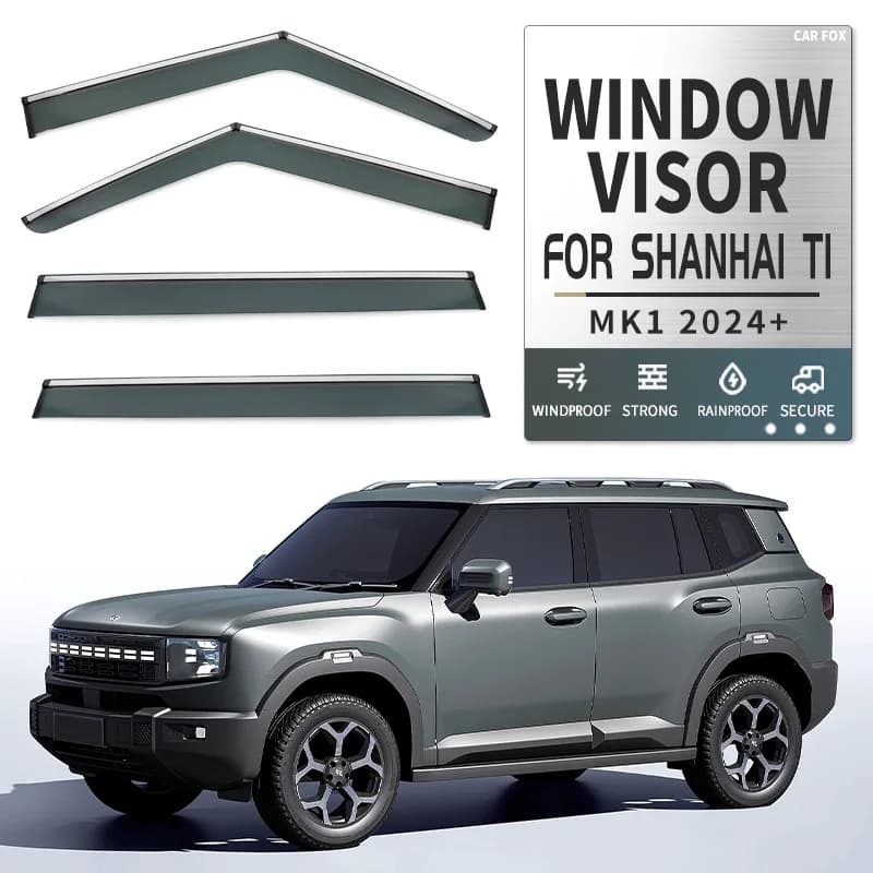 Per Jetour Shanhai T1 2024 + Finestra di Automobile Visiera Tenda Shelter Parabrezza Finestrino Laterale Pioggia Parasole Accessori Auto