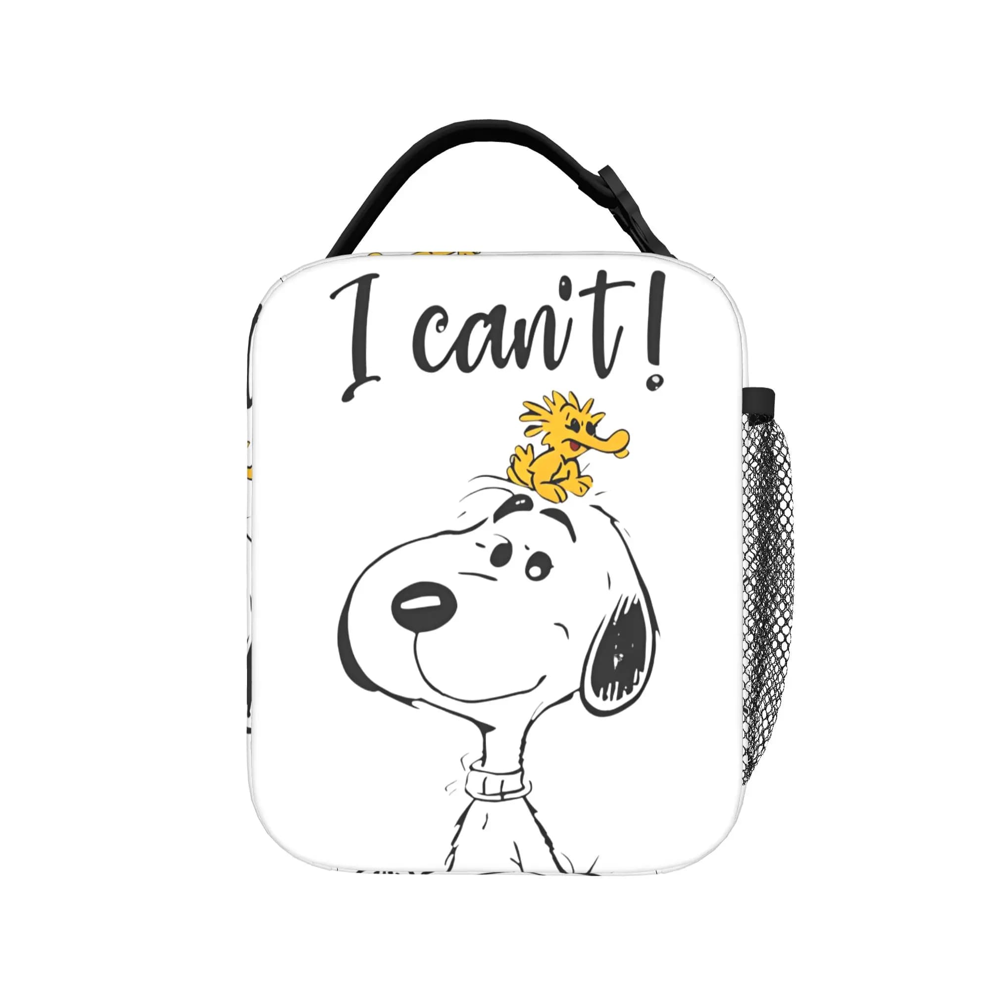 Borsa termica per il pranzo con personaggio Snoopy Peanuts, contenitore per il pranzo, borsa porta pranzo, borsa per la conservazione degli alimenti, per la scuola e l'uso all'aperto