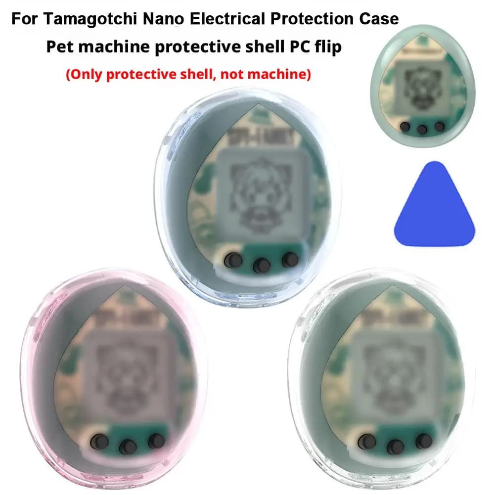 PC Hard Case For Tamagotchi Nano Handheld Game Console All-around Protective Case Transparent Dustproof Decor Kid Toys Gifts