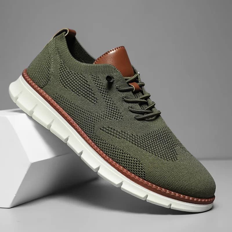 Sneakers da Uomo Casual Traspiranti, Scarpe Piatte Leggere e Comode per Esterni, Antiscivolo per Sport e Camminata