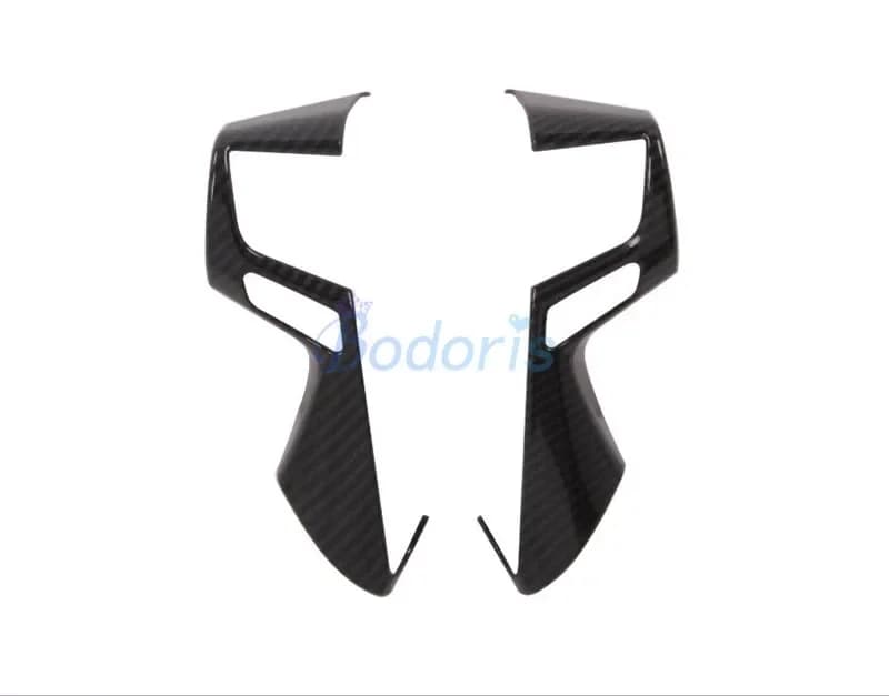 Rivestimento interno del volante per Toyota Alphard VELLFIRE 30 2016-2019, adesivo per pannello di modanatura, accessori per lo styling dell'auto