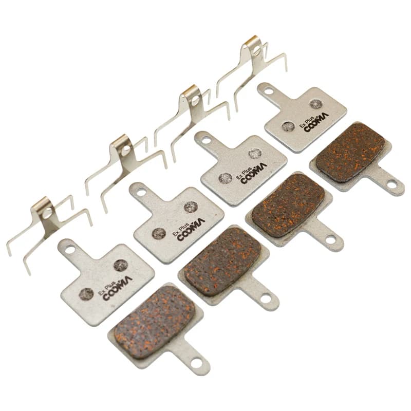 Pastiglie freno a disco per bicicletta per SHIMANO MT200 M375 M395 M486 M485 M475 M416 M446 M515 M445 M525 Ex Plus, 4 coppie