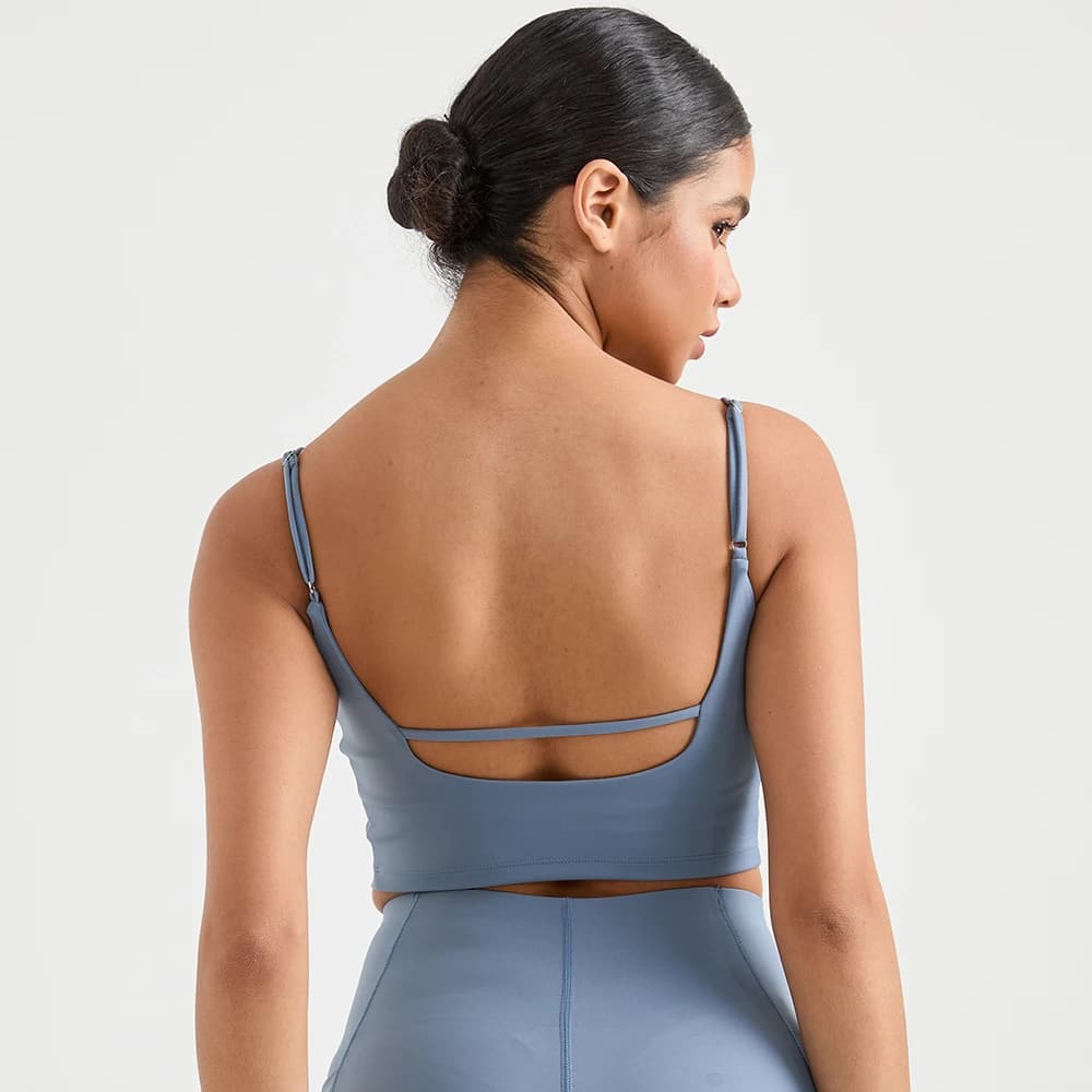 Top Sportivo da Donna per Yoga, Antiurto e Traspirante, Morbido Crop Top Senza Cuciture, Reggiseno Sportivo per Palestra e Allenamento