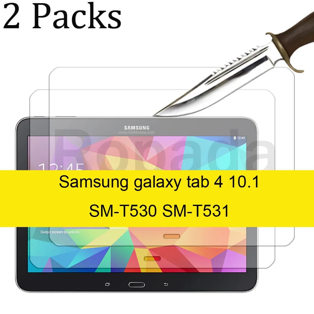 2PCS per Samsung galaxy tab 4 10.1 SM-T530 SM-T531 protezione dello schermo in vetro temperato 2.5D 9H 0.33 tablet pellicola di copertura anteriore