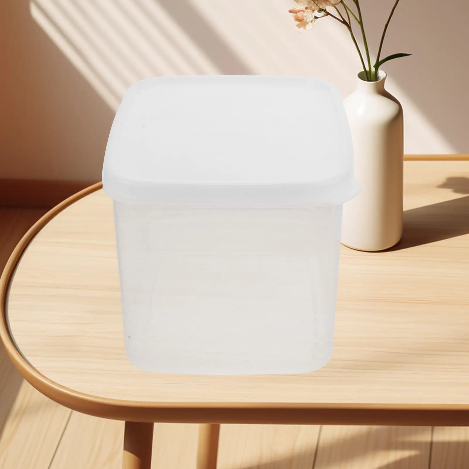 Clear Reusable Bread Storage Box with Lid Airtight Toast Container for Home Bakery Coffee Shop Fridge Food Storage Fresh Keeping