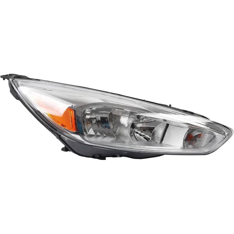 Gruppo faro alogeno compatibile con Focus 3a generazione 20152018 w o LED DRL Faro cromato lato passeggero destro Sostituisce F1