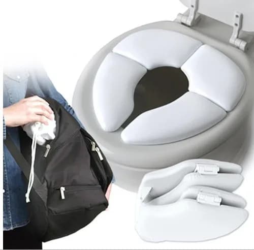 Foldable Toilet Seat for Children, Simple Universal Toilet Cover for Boy, Portable Toilet Seat Pillow Ring