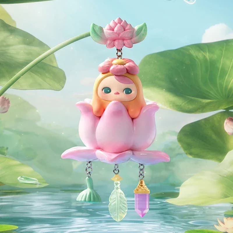 POP MART Pucky Dreamy Wishes Series Blind Box - Statuetta Anime Carina, Ornamento da Scrivania Misterioso, Giocattolo da Collezione, Busta a Sorpresa