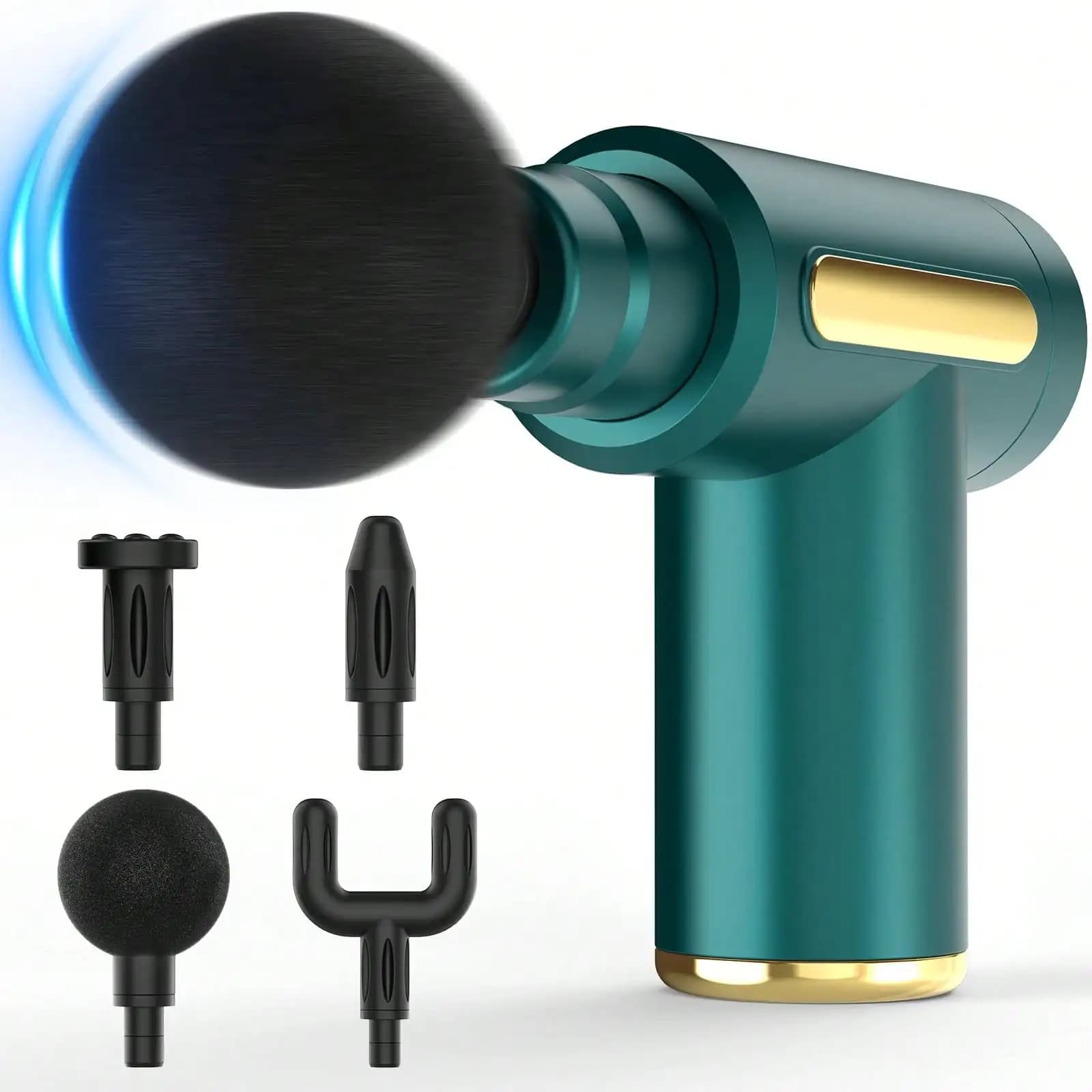 Portable Mini Percussion Massage Gun Deep Tissue Handheld Muscle Massager For Full Body Muscle Pain Relief Compact Travel Size Ideal Gift For Men Women Black
