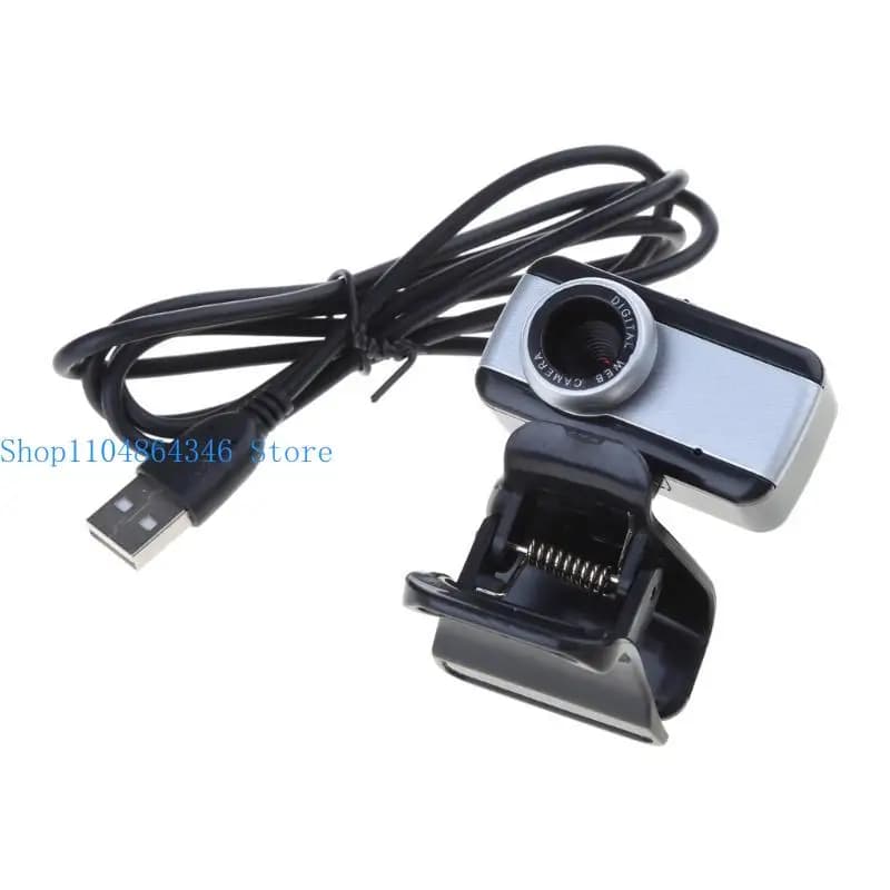 652F Universal Computer Built-in Stereo Microphone Web Camera 1pc Black USB Webcam