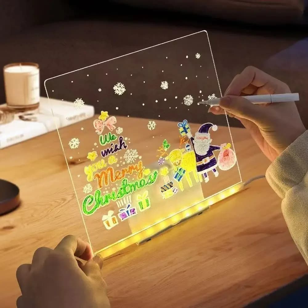 Tavola da Disegno Magica per Bambini: Tablet LCD Riutilizzabile, Lavagna Luminosa Cancellabile per Età 3-6+ | Gioco Educativo Divertente con Menu Board
