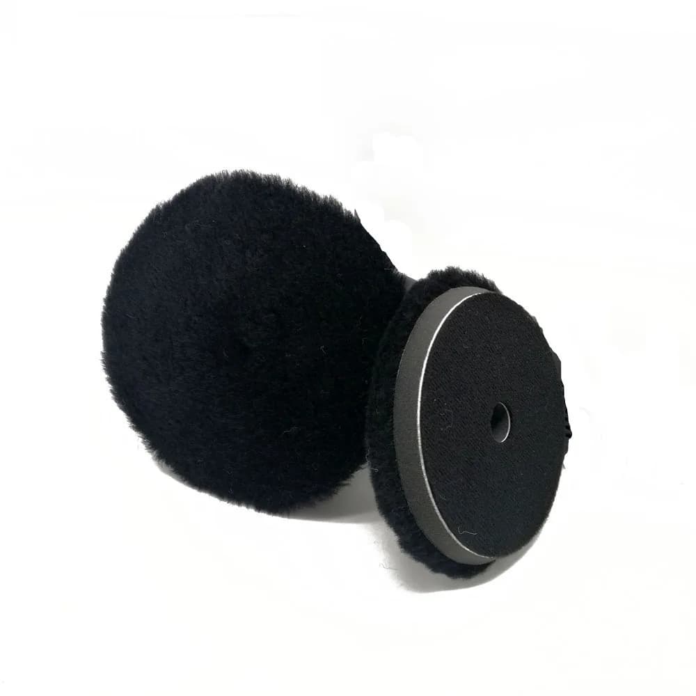 QIQIANYI Japanese style polishing pad for car cutting heavy wool ball 5 inch 6 inches kinky Da disc wool sponge disc