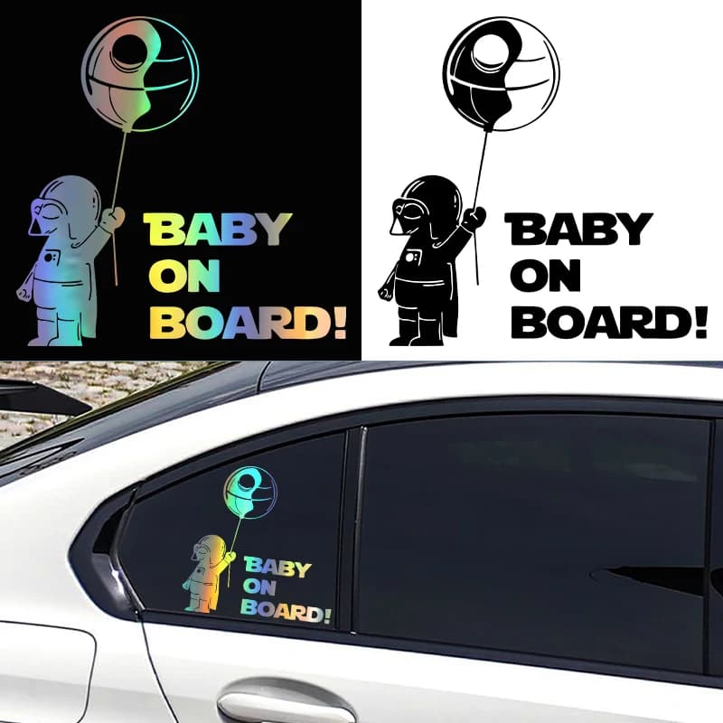 G187 Astronauta Bambino a bordo Creativo Adesivo per auto Modello Automobili Paraurti Accessori esterni Decalcomanie in vinile