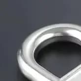1 Pezzo Nuovo Bullone a U per Poppa con Cuscinetti in Acciaio Inox 304, Accessori Nautici in Metallo con Dado e Occhiello per Corda, Attrezzatura per Yacht