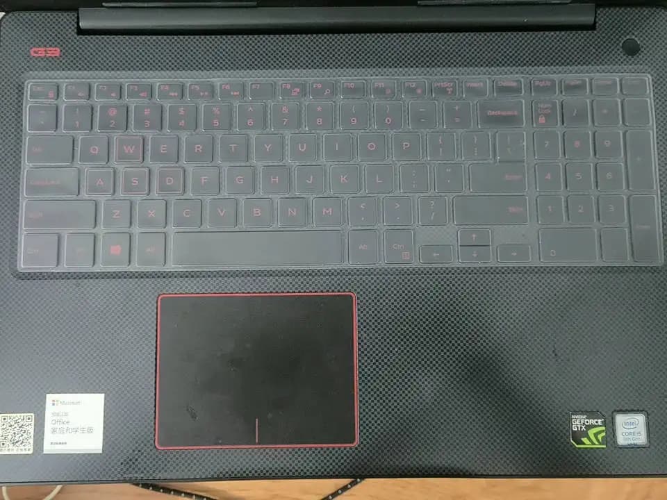 Per Dell G15 5520 & G15 5521 SE G15 G15 5510 5515 5520 5521 5525 5530 5535 15.6" Copritastiera in silicone per laptop, protezione per tastiera