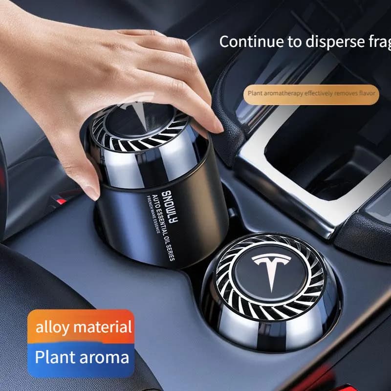 Car Deodorant Tesla Car Glasses aromatherapy balm solid perfume for long-lasting car interior