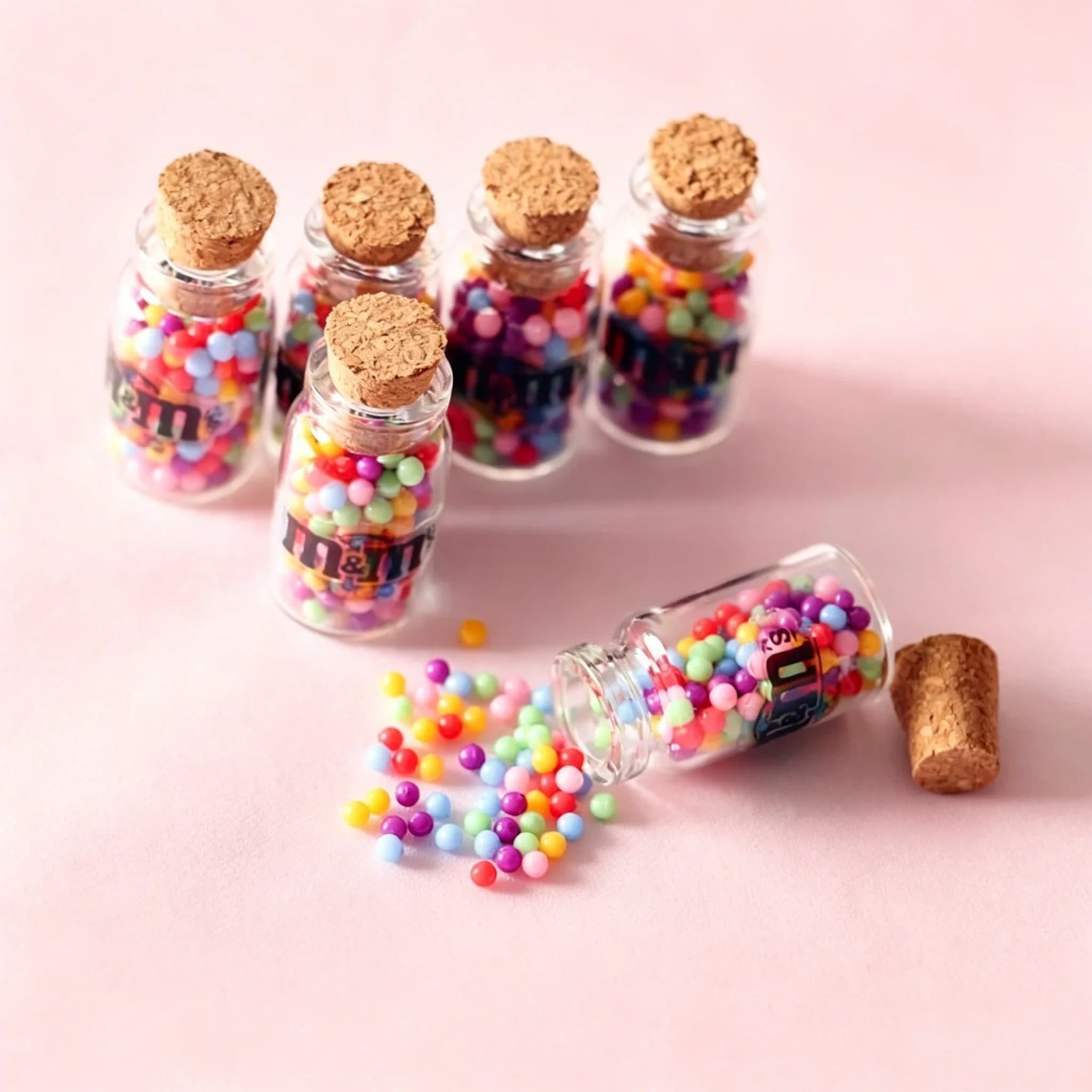 Espositore per mini scatole di caramelle per casa delle bambole 1/12, modello di barattolo in vetro, decorazione per supermercato, accessori per bambole