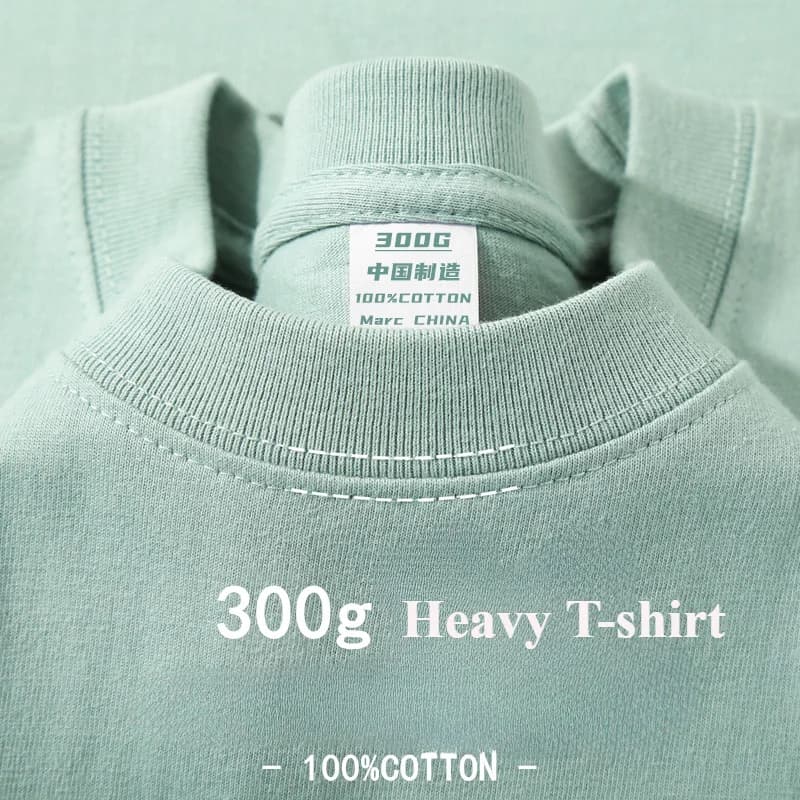 Estate pesante 300gsm cotone magliette magliette uomo top solidi donna coreana maschio squadra uniforme vestiti di classe