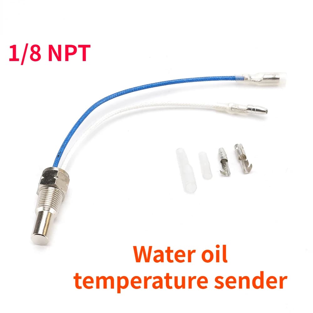 1/8 NPT Sensore di temperatura mittente temperatura acqua olio Sensore misuratore auto Sensore di temperatura mittente Manometro automatico 1/8 "YC 100665