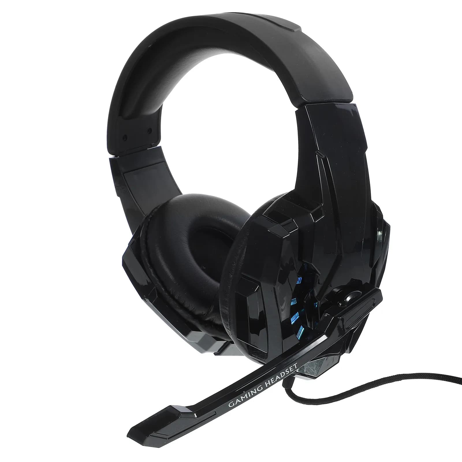 Cuffie da Gaming I3000 con Microfono, Auricolari Cablati Luminosi Over-Ear, Comode per Computer