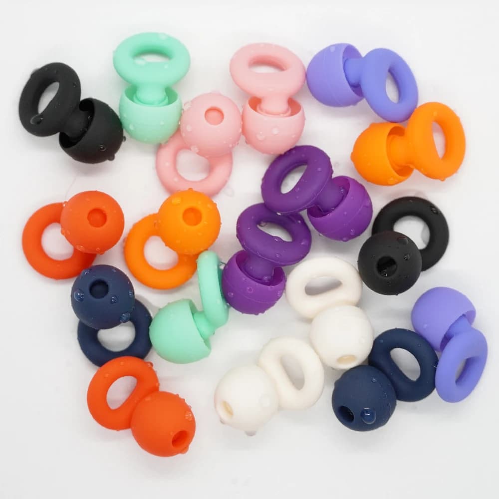 Super Soft Silicone Ear Plugs with 8 Ear Tips in XS/S/M/L – Reusable Noise Reduction for Sleep, Swim, Work