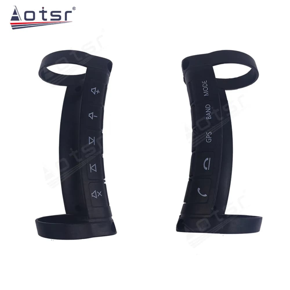 Universal wireless steering wheel controller, multi-functional DVD navigation, button remote control